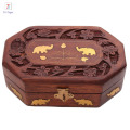 Handmade Wooden Jewelry Storage Organizer Jewelry Box with Traditional Design
